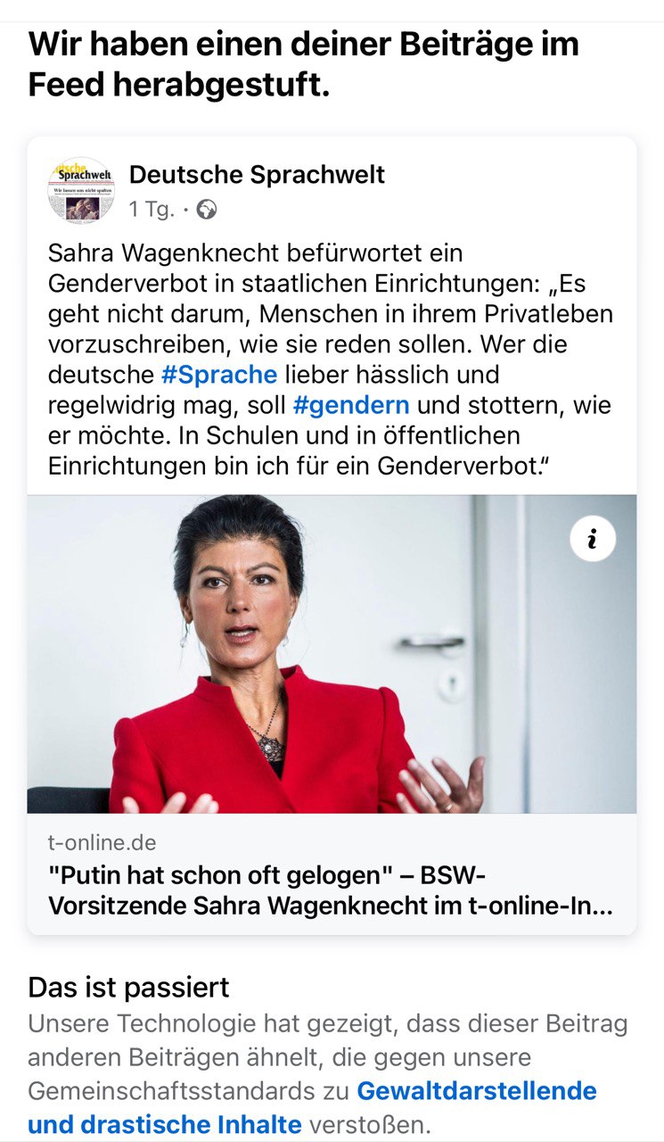 Drastische Inhalte